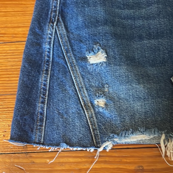 We The Free distressed mini jean skirt - Picture 6 of 16